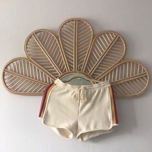 Rainbow-Inset Sweatshorts